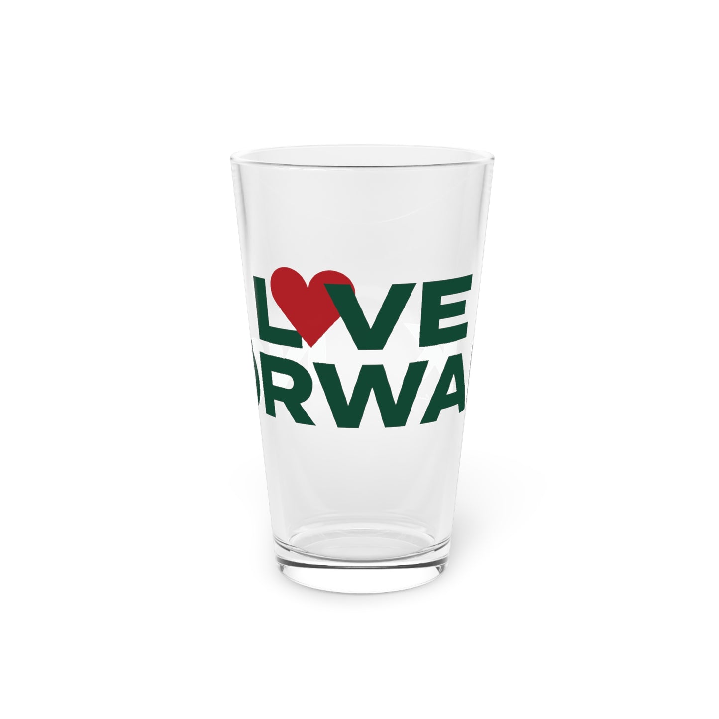 Love Norwalk Pint Glass, 16oz