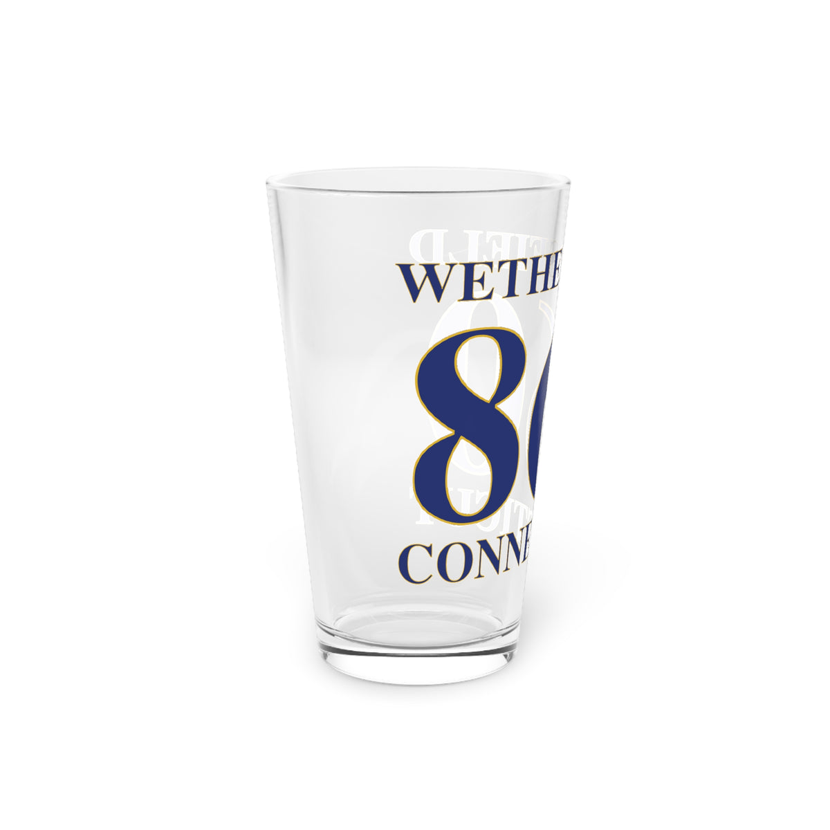 Wethersfield 860 Connecticut Pint Glass, 16oz
