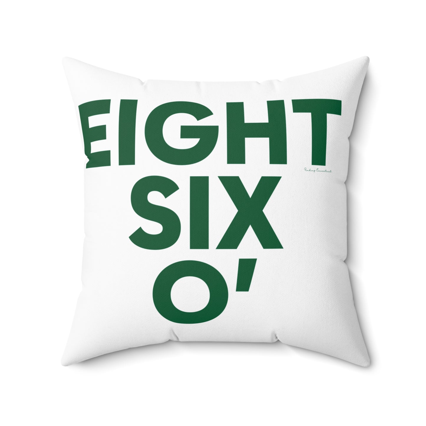 Eight Six O’  Spun Polyester Square Pillow Lucky Green – St. Patrick’s Day