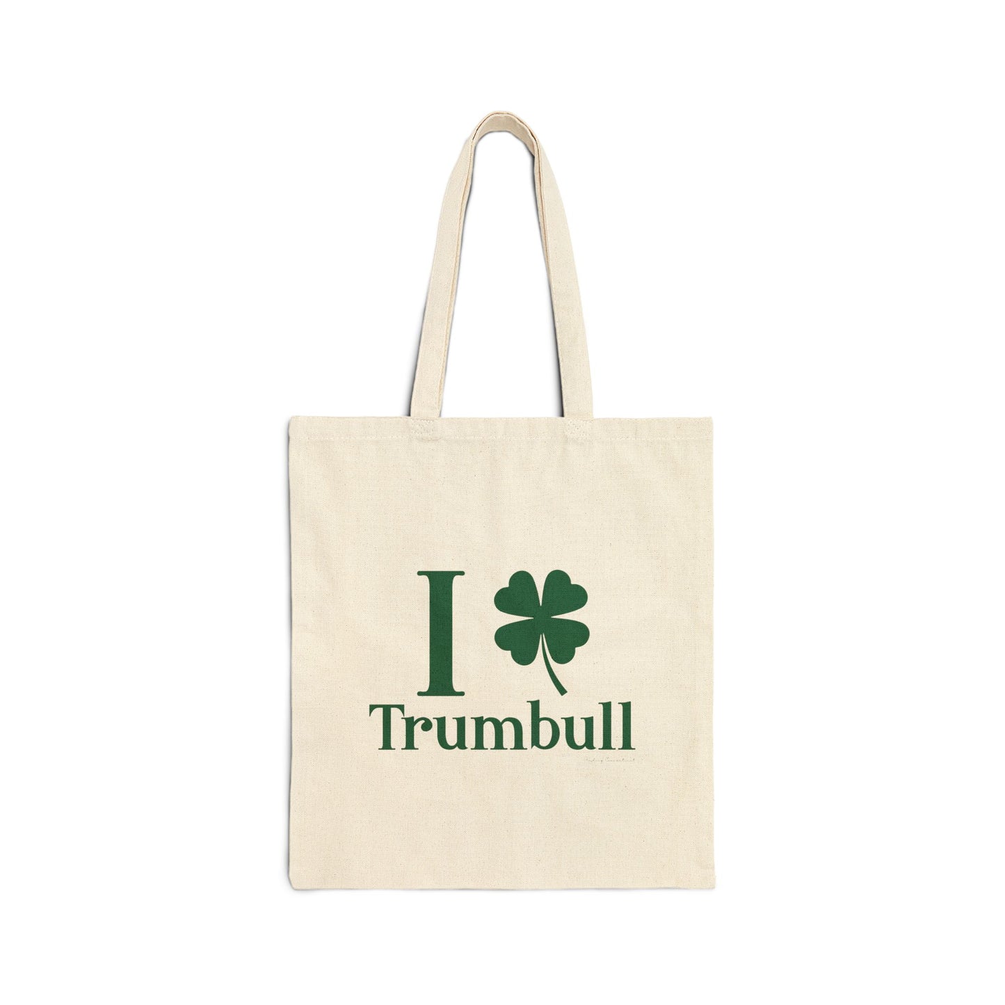 I Clover Trumbull Cotton Canvas Tote Bag