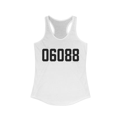 06088 East Windsor Connecticut Zip Code Women's Ideal Racerback Tank Top