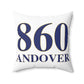 860 Andover Spun Polyester Square Pillow