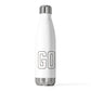 Goose Zip Code White & Black 20oz Insulated Bottle