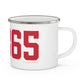 06365 Preston Connecticut Zip Code Enamel Camping Mug