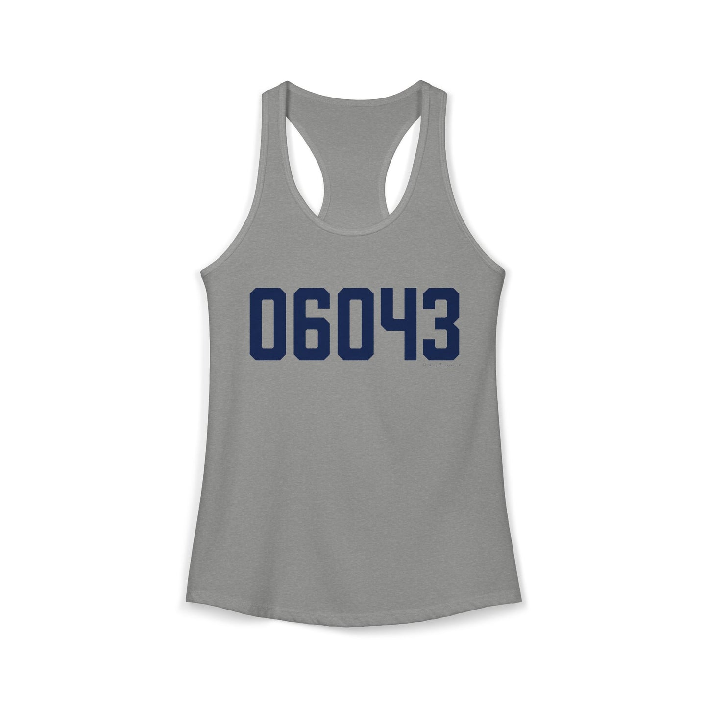 06043 Bolton Connecticut Zip Code Women's Ideal Racerback Tank Top