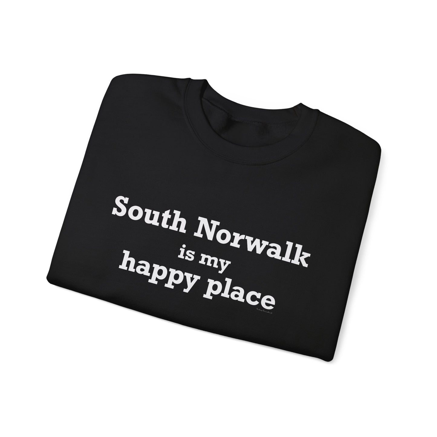 South Norwalk is My Happy Place Unisex Heavy Blend™ Crewneck Sweatshirt