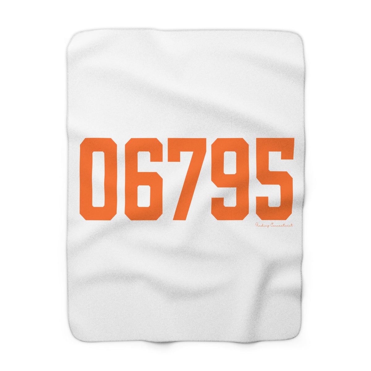 06795 Watertown Connecticut Zip Code Sherpa Fleece Blanket