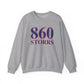 860 Storrs Red, White & Blue Unisex Heavy Blend™ Crewneck Sweatshirt
