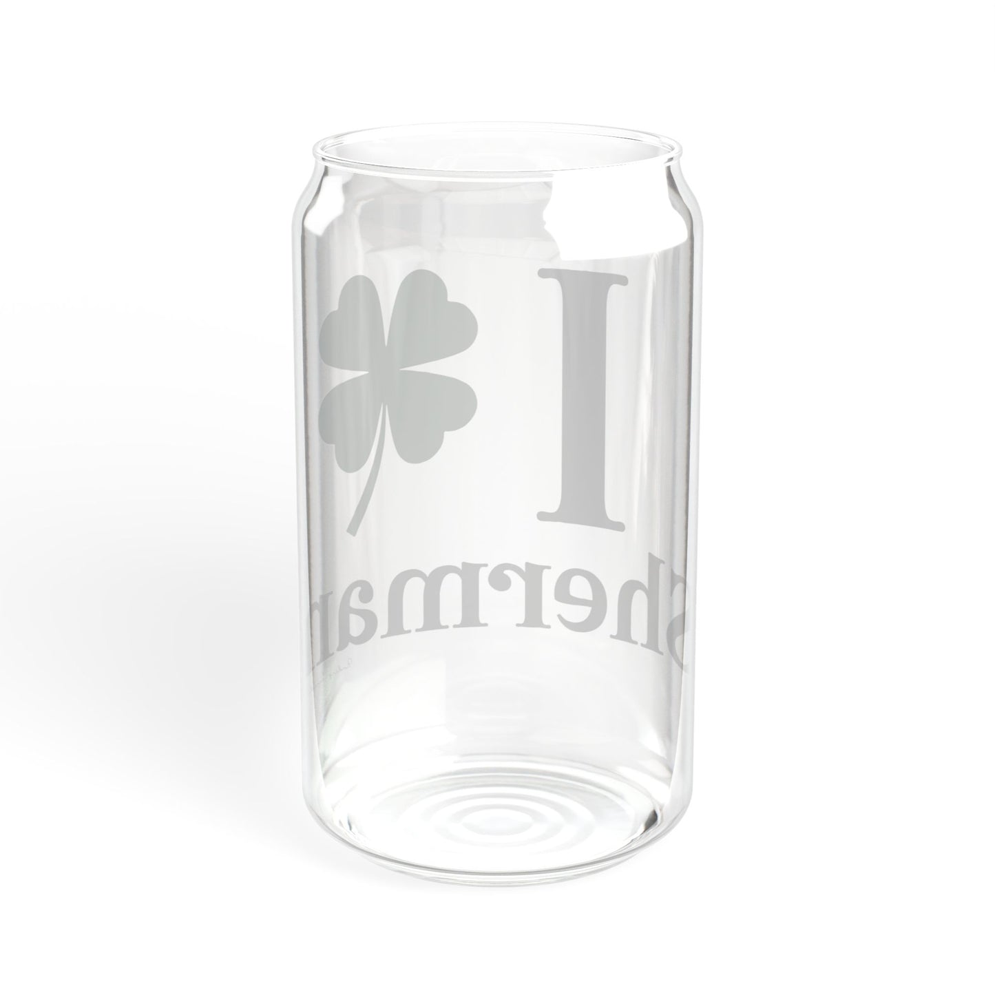 I Clover Sherman Sipper Glass, 16oz