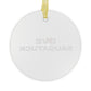 Love Saugatuck Glass Ornaments