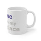 Goose Shows Are My Happy Place - Gray & Purple Mug 11oz