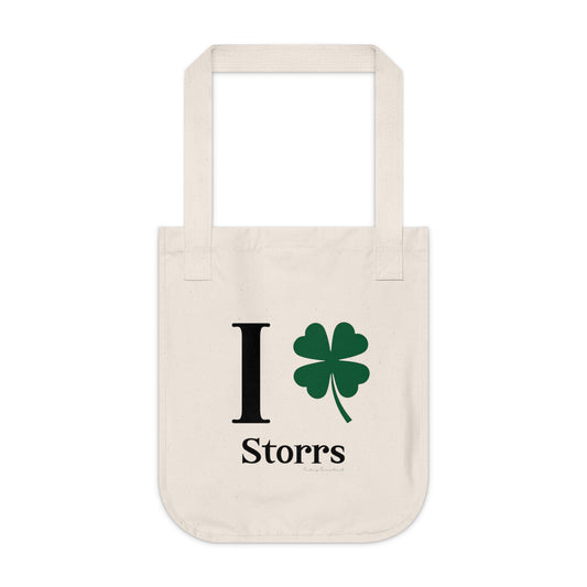 I Clover Storrs Organic Canvas Tote Bag
