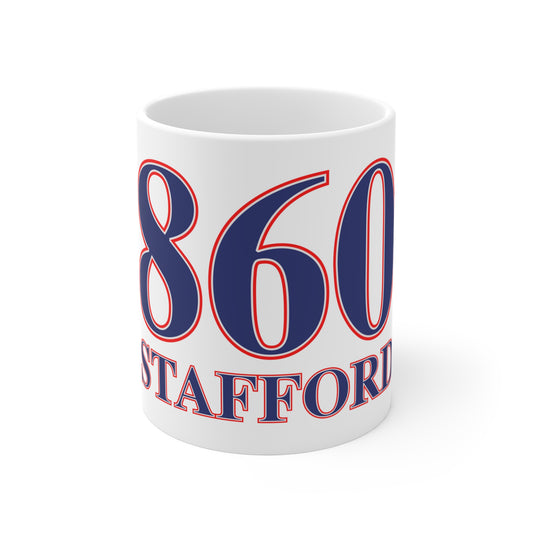 860 Stafford Red, White & Blue Mug 11oz