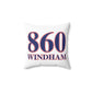 860 Windham Red, White & Blue Spun Polyester Square Pillow