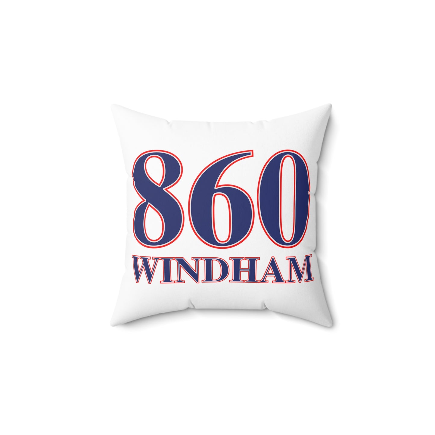 860 Windham Red, White & Blue Spun Polyester Square Pillow
