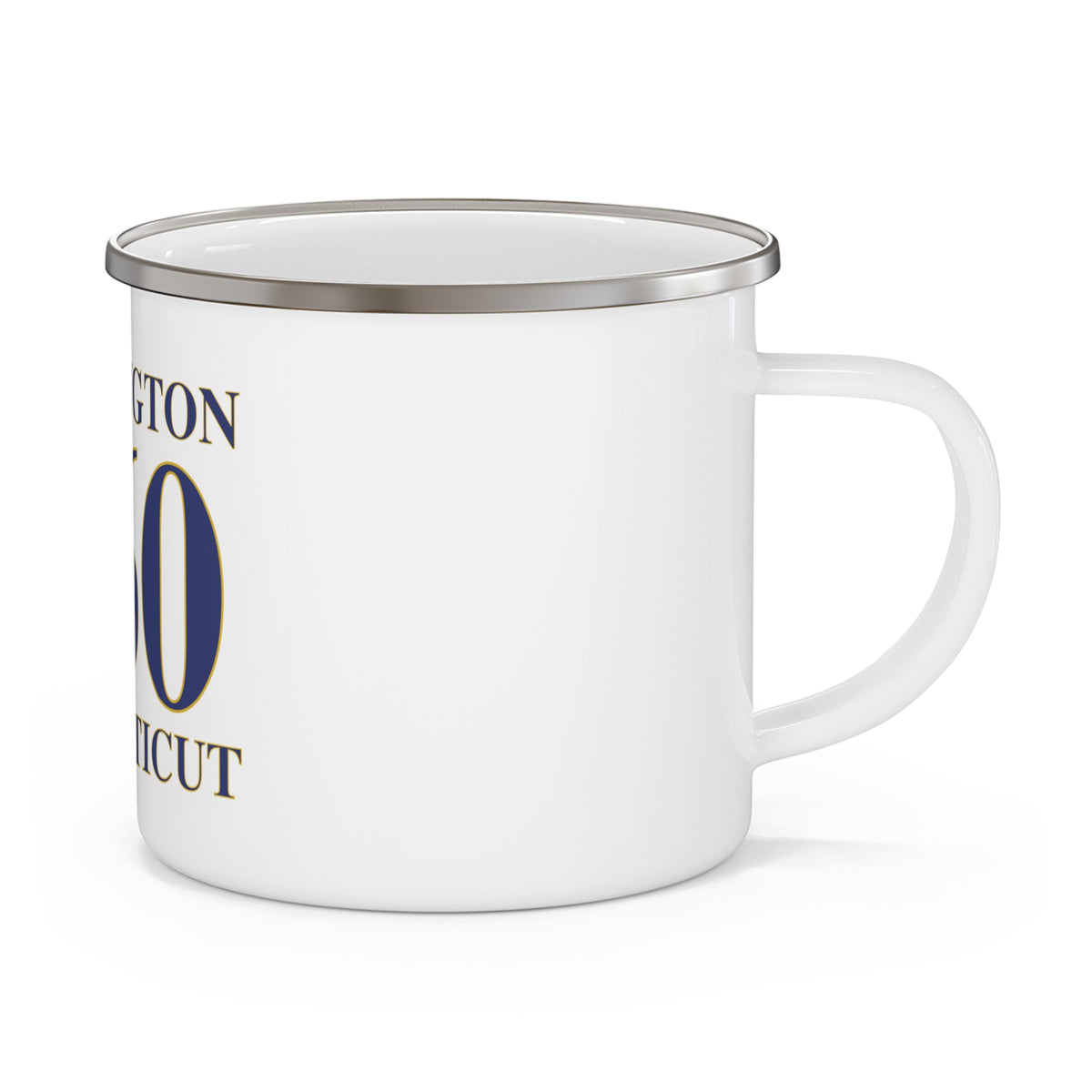 Farmington 860 Connecticut Enamel Camping Mug