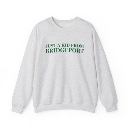 Just a kid from Bridgeport Unisex Heavy Blend™ Crewneck Sweatshirt
