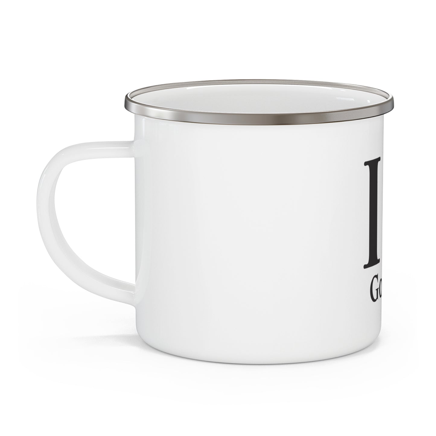 I Clover Goshen Enamel Camping Mug