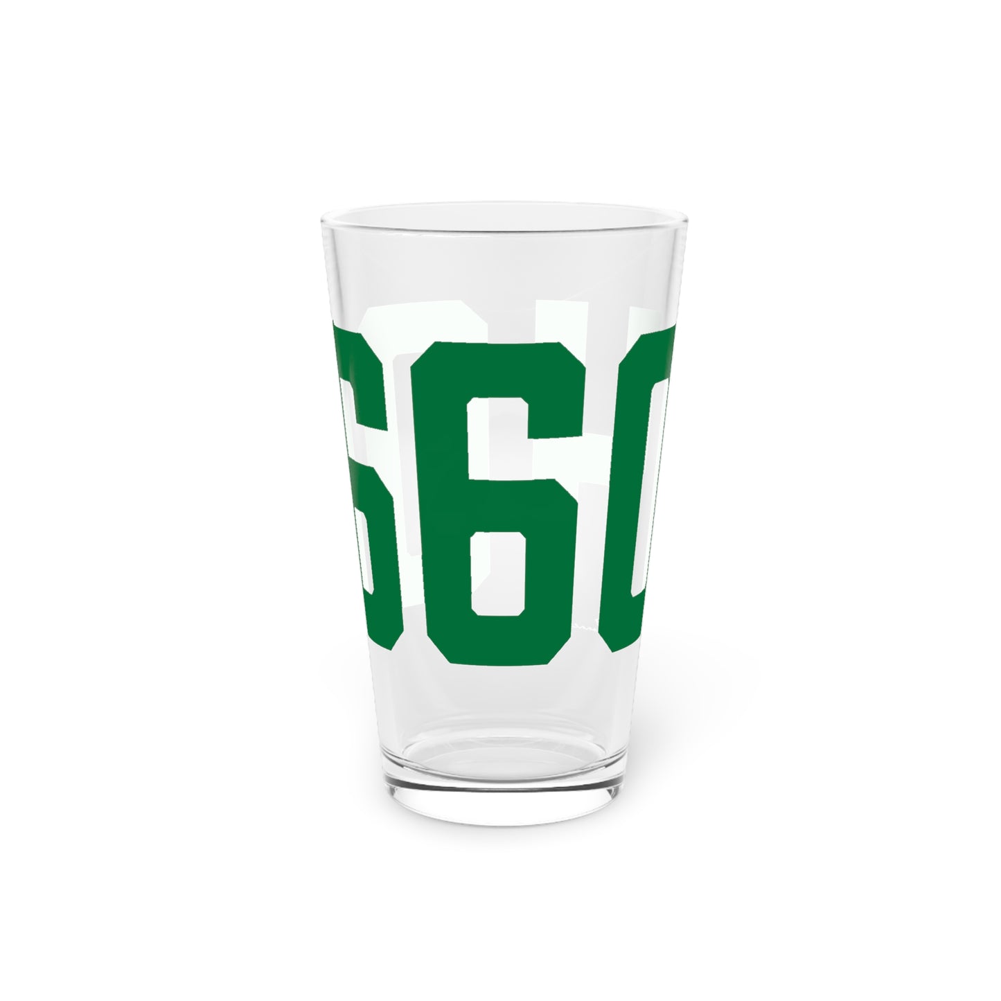 06604 Bridgeport Connecticut Zip Code Pint Glass, 16oz