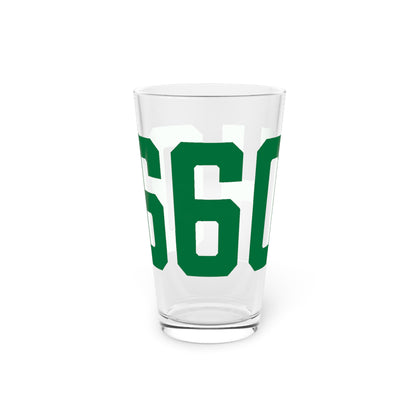 06604 Bridgeport Connecticut Zip Code Pint Glass, 16oz