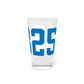 06825 Fairfield Connecticut Zip Code Pint Glass, 16oz
