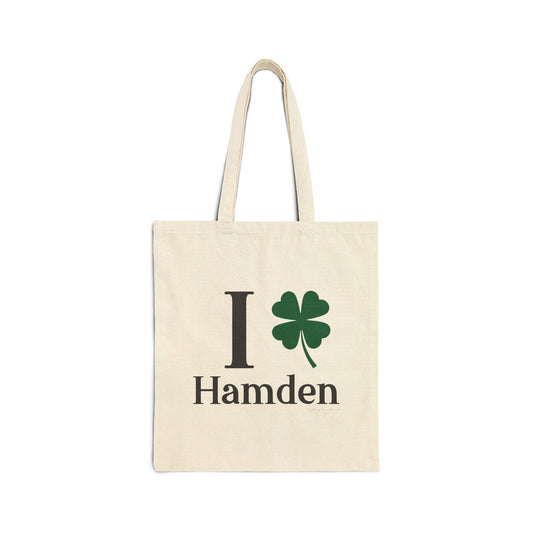 I Clover Hamden Cotton Canvas Tote Bag