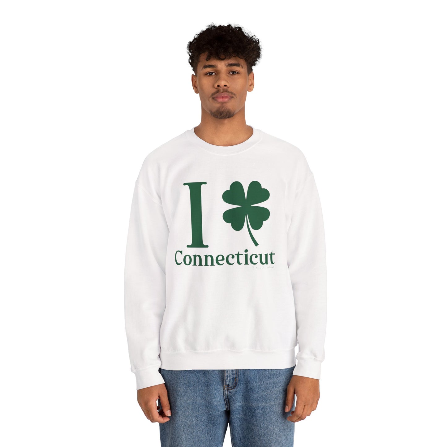 I Clover Connecticut  Unisex Heavy Blend™ Crewneck Sweatshirt