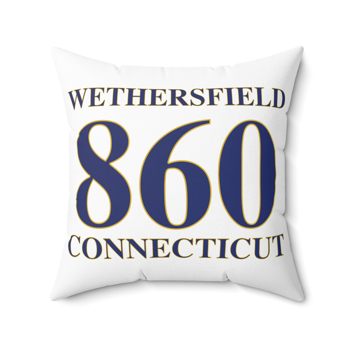Wethersfield 860 Connecticut Polyester Square Pillow