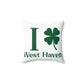 I Clover West Haven Spun Polyester Square Pillow