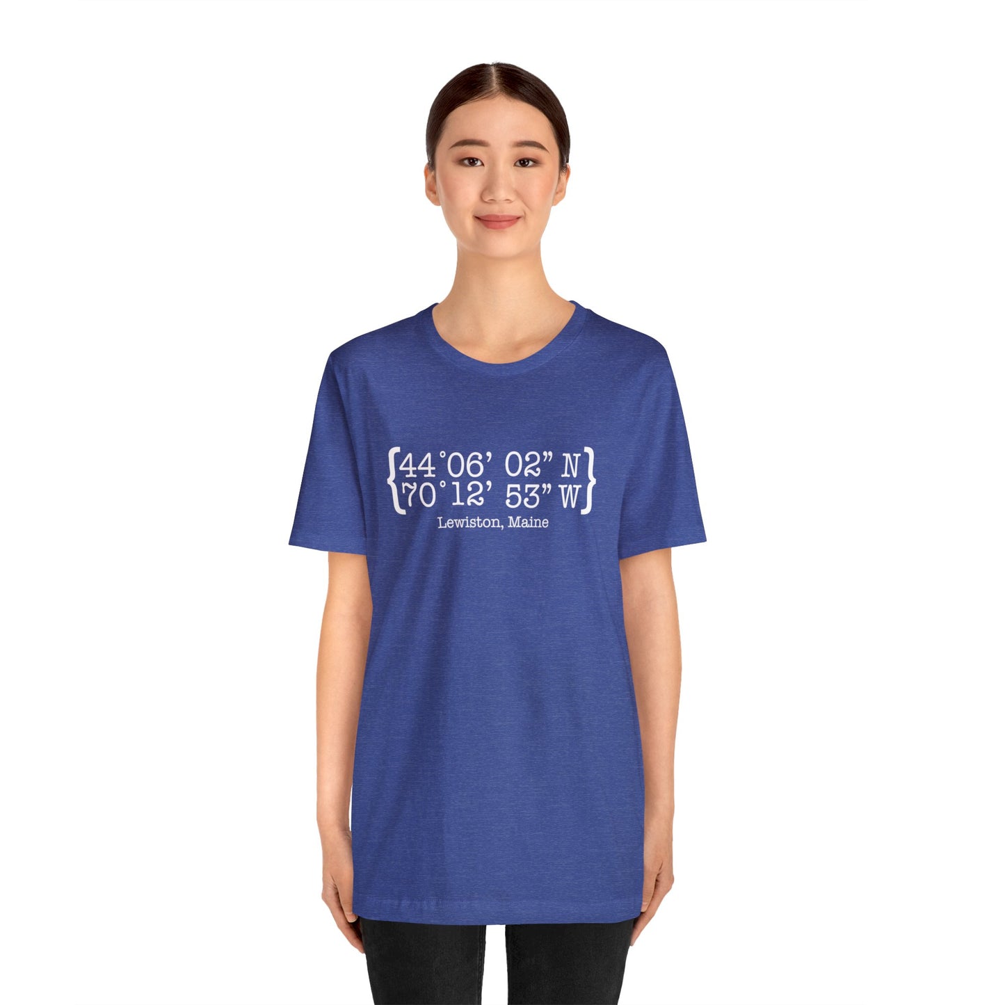 Lewiston Coordinates Unisex Jersey Short Sleeve Tee