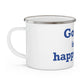 Goshen is My Happy Place Enamel Camping Mug