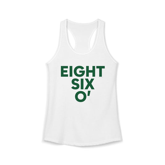Eight Six O’ Women's Ideal Racerback Tank Top Lucky Green – St. Patrick’s Day