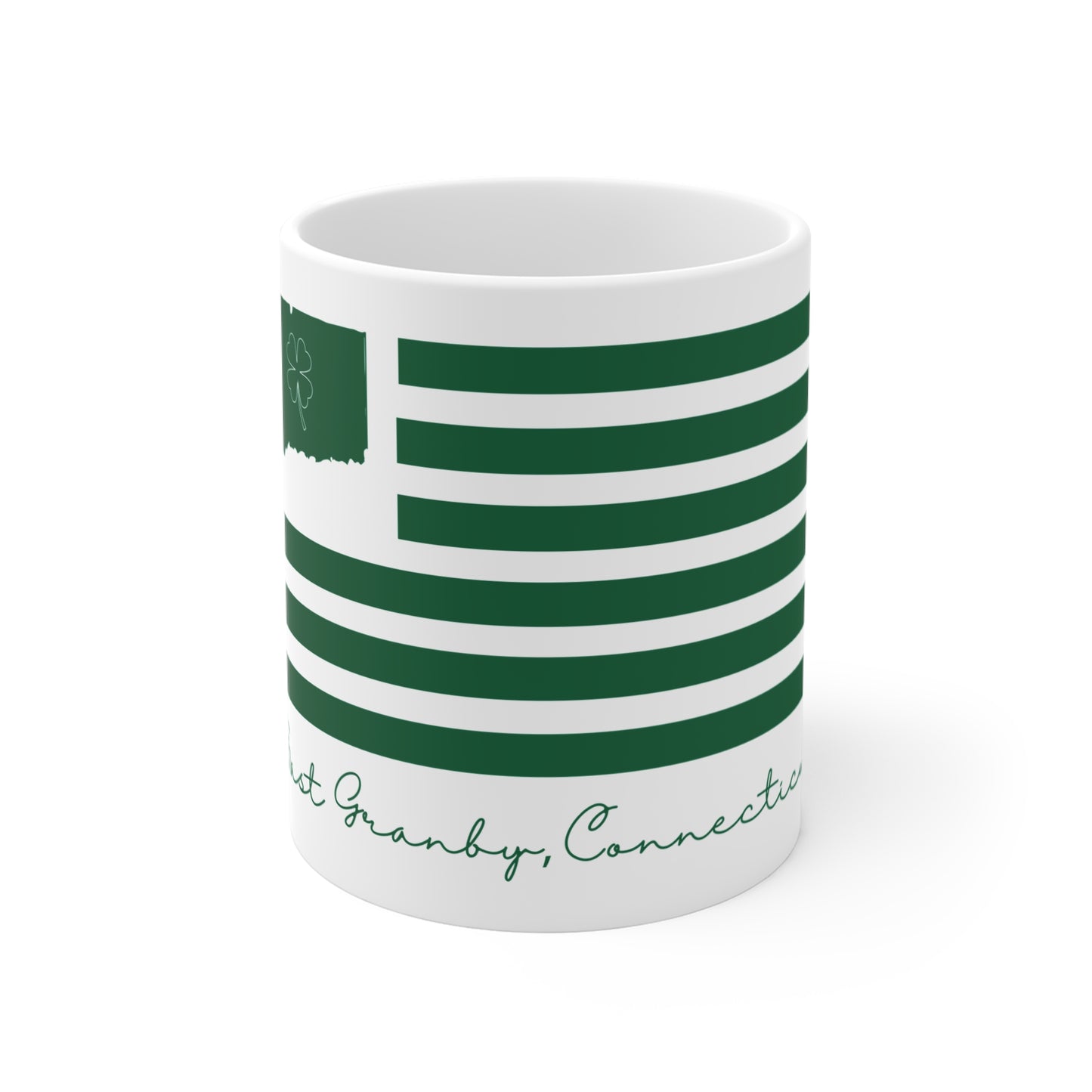 East Granby Connecticut St. Patrick’s Day Flag Mug 11oz