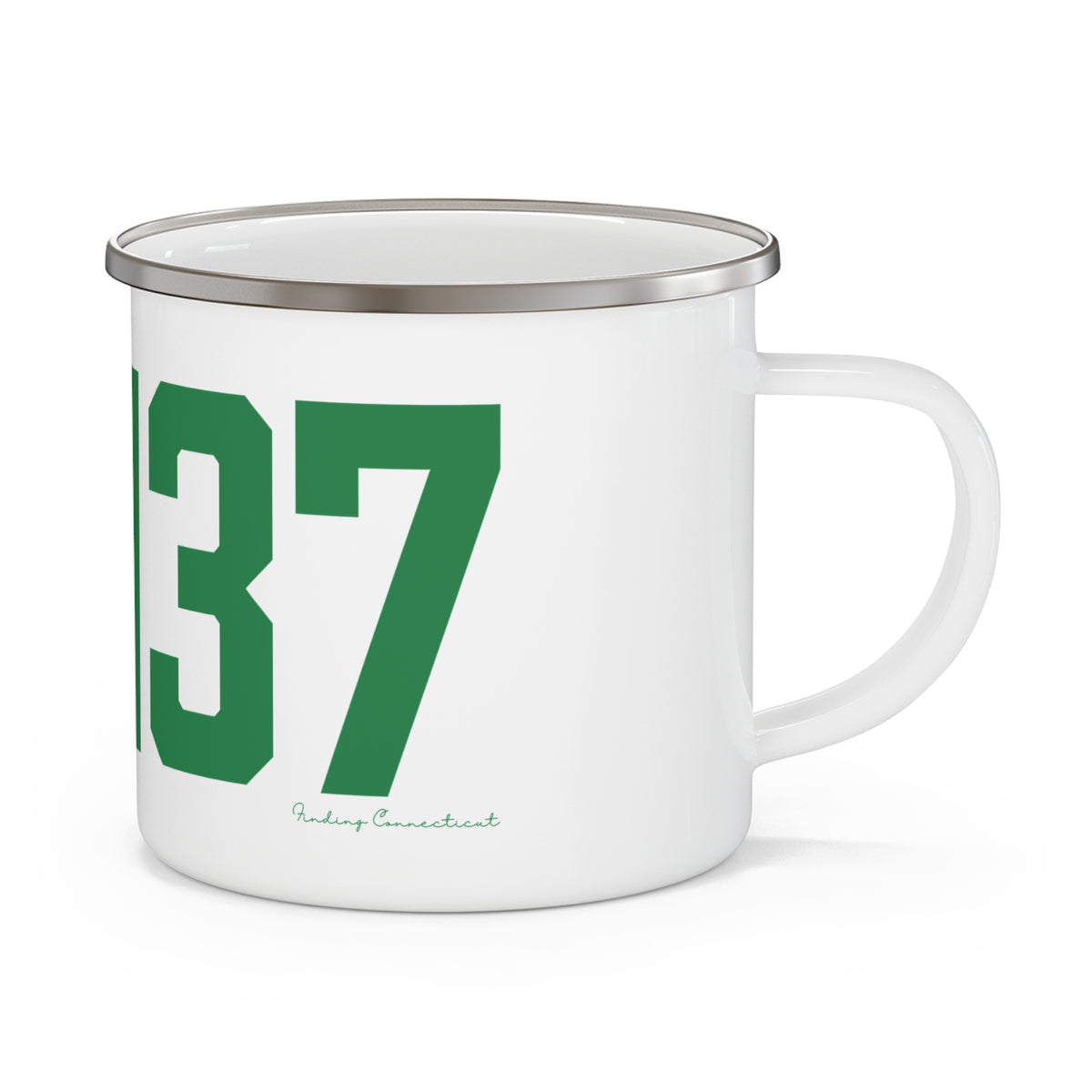 06437 Guilford Connecticut Zip Code Enamel Camping Mug