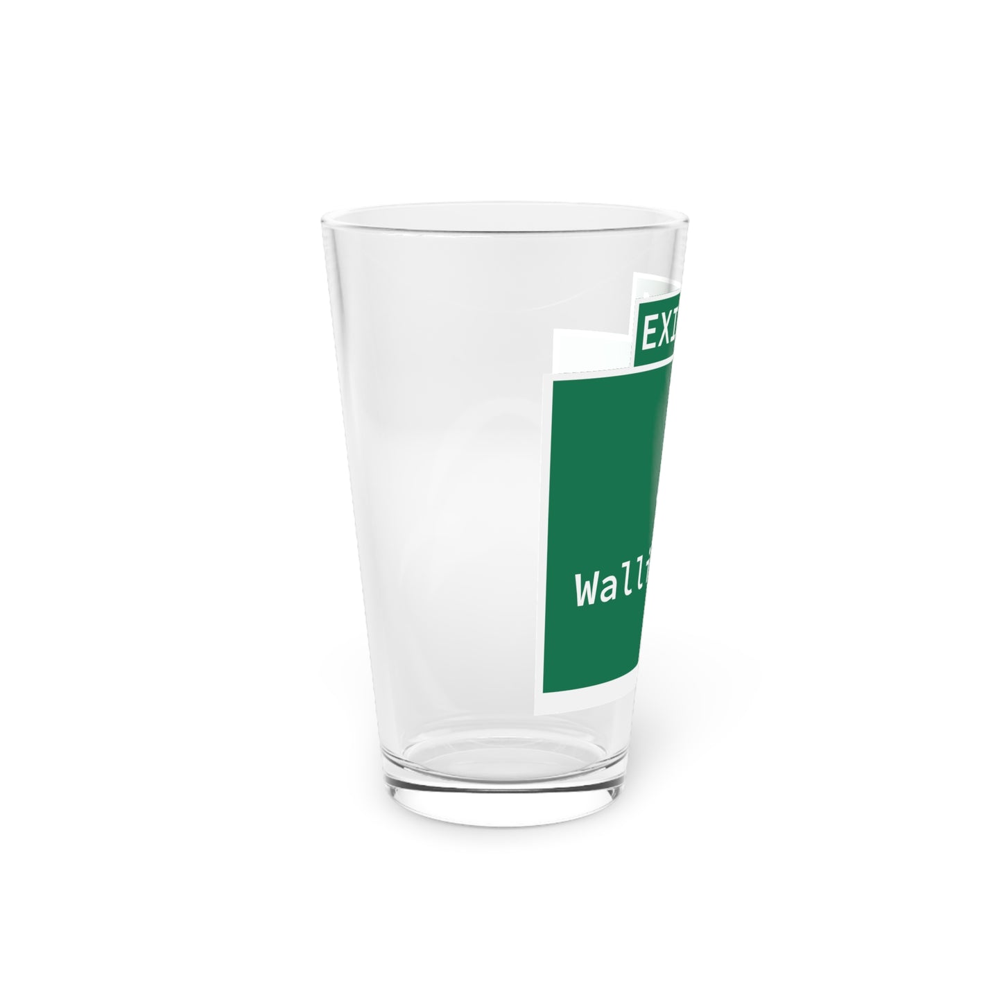 Vintage WCP Exit 64 Sign Pint Glass, 16oz