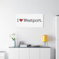 I Heart Westport. Matte Canvas, Stretched, 1.25"