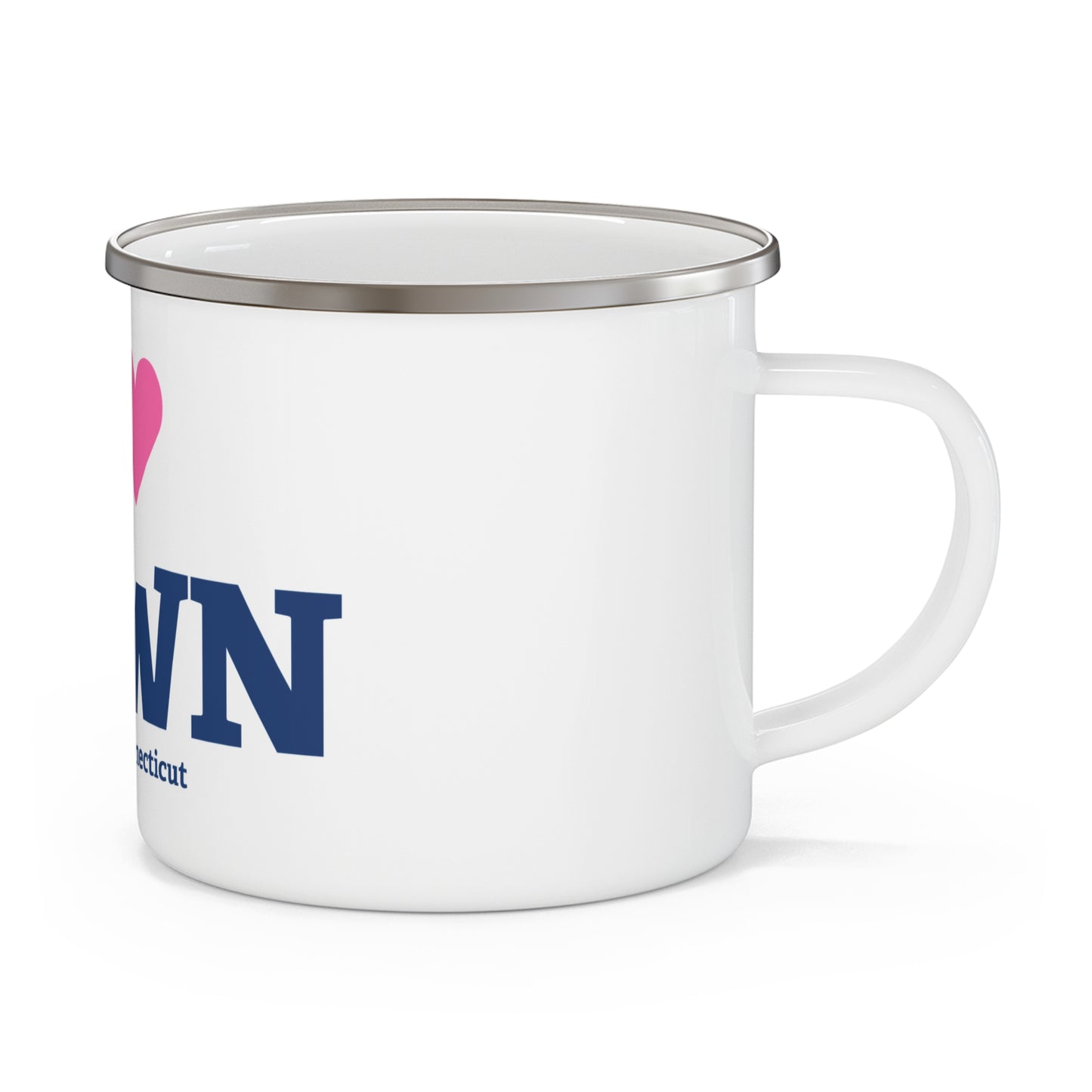 I Heart NTWN Enamel Camping Mug