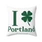 I Clover Portland Spun Polyester Square Pillow