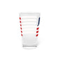 Durham Connecticut Flag Pint Glass, 16oz
