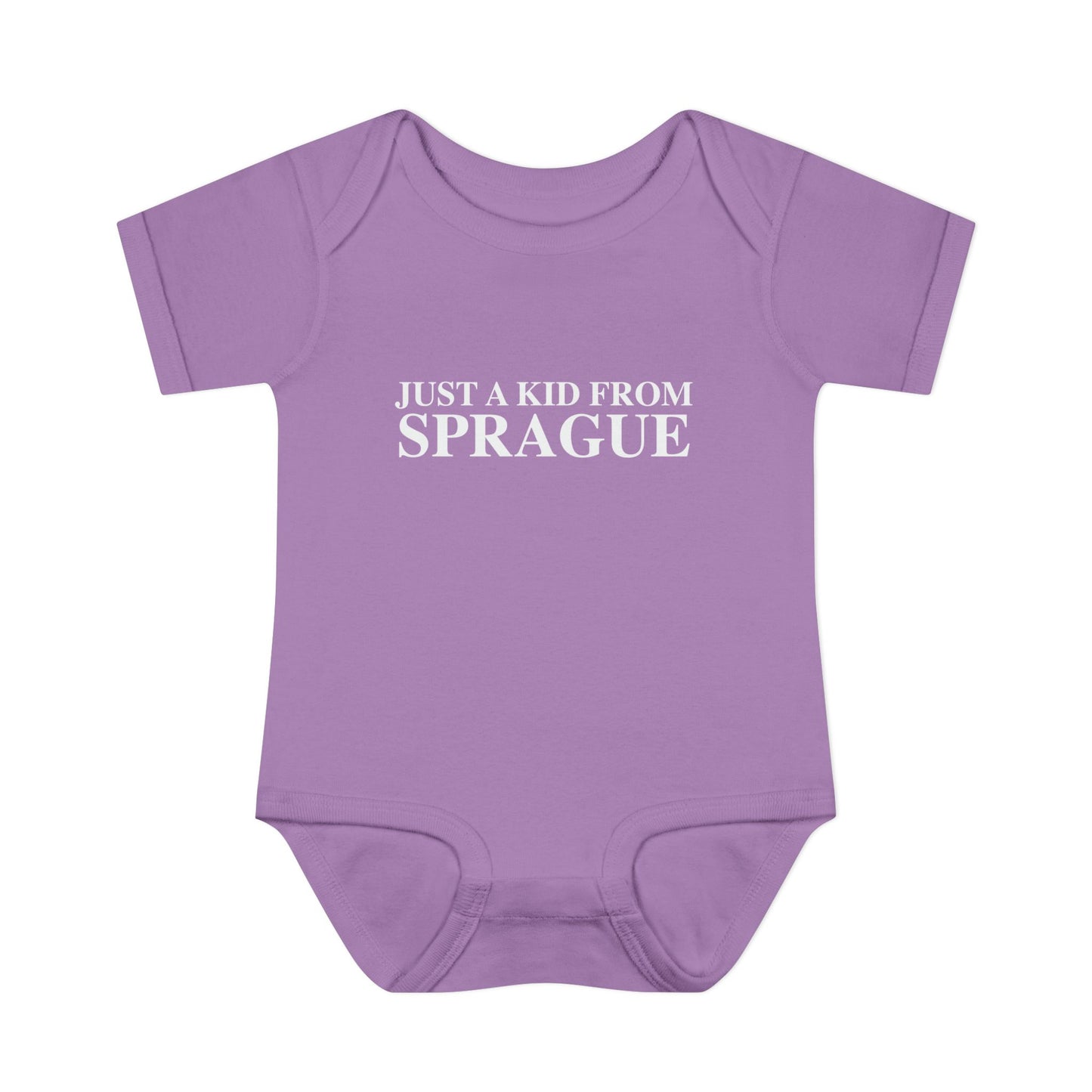 Just a kid from Sprague Infant Baby Rib Bodysuit