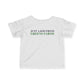 Just a kid from Greens Farms  Infant Fine Jersey T-Shirt