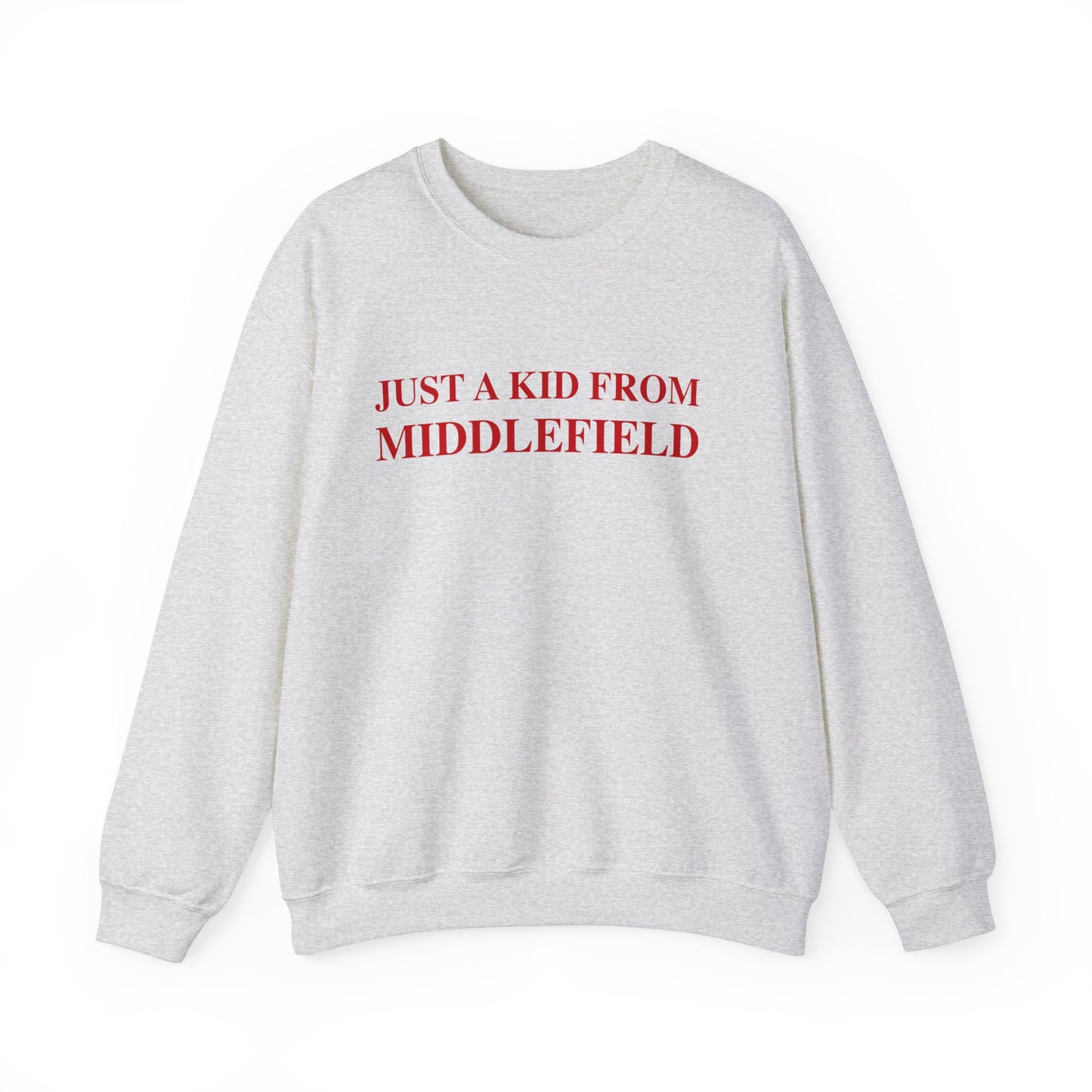 Just a kid from Middlefield Unisex Heavy Blend™ Crewneck Sweatshirt