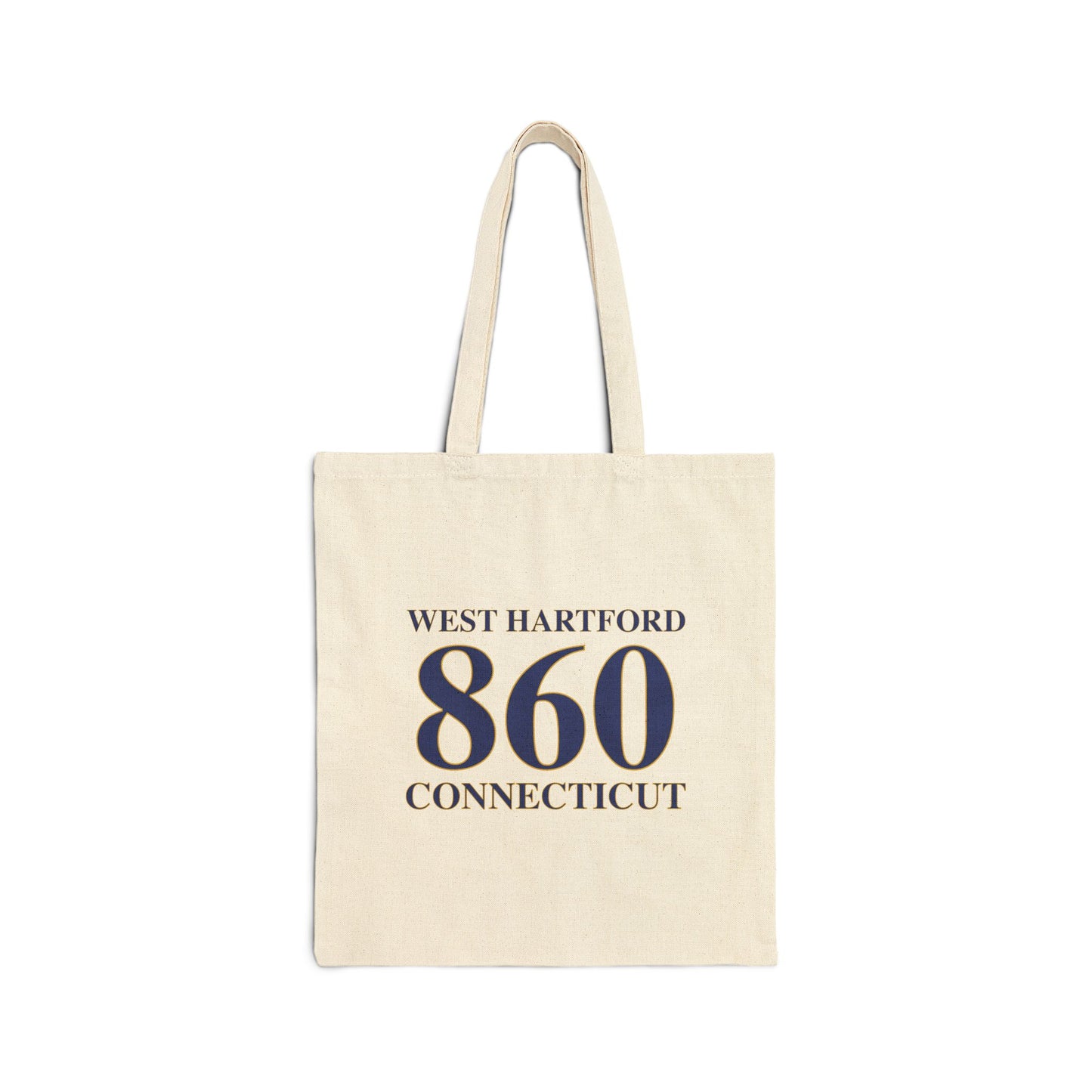Wethersfield 860 Connecticut Cotton Canvas Tote Bag