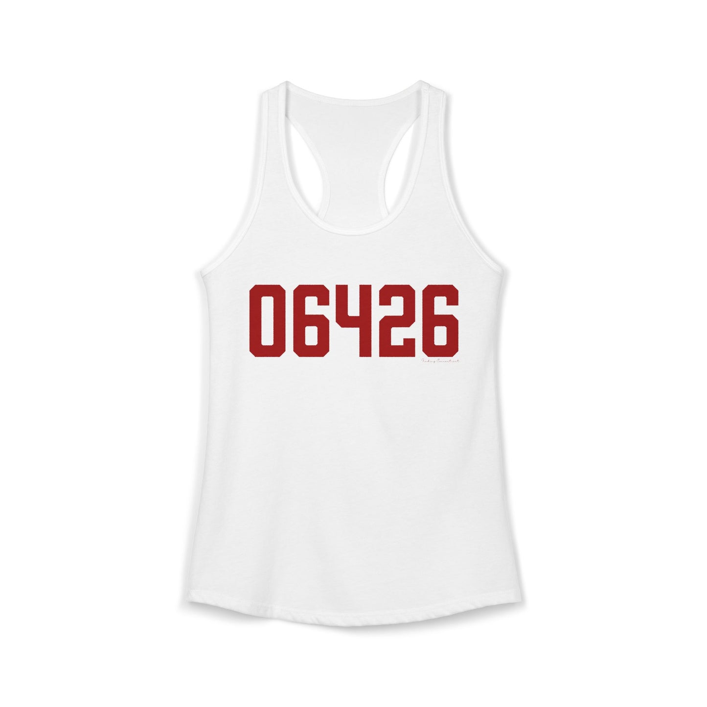 06426 Essex Connecticut Zip Code Women's Ideal Racerback Tank Top