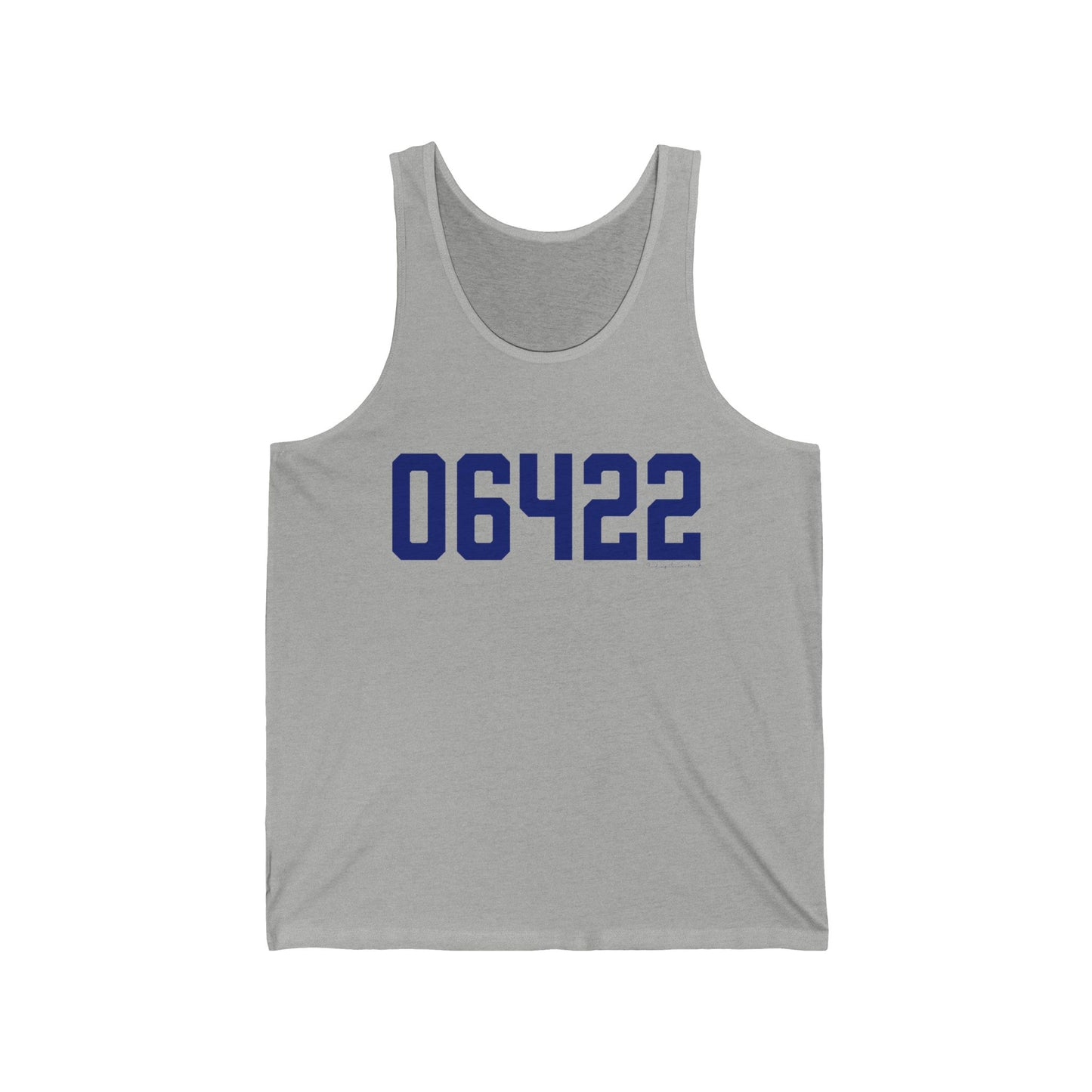 06422 Durham Connecticut Zip Code Unisex Jersey Tank Top