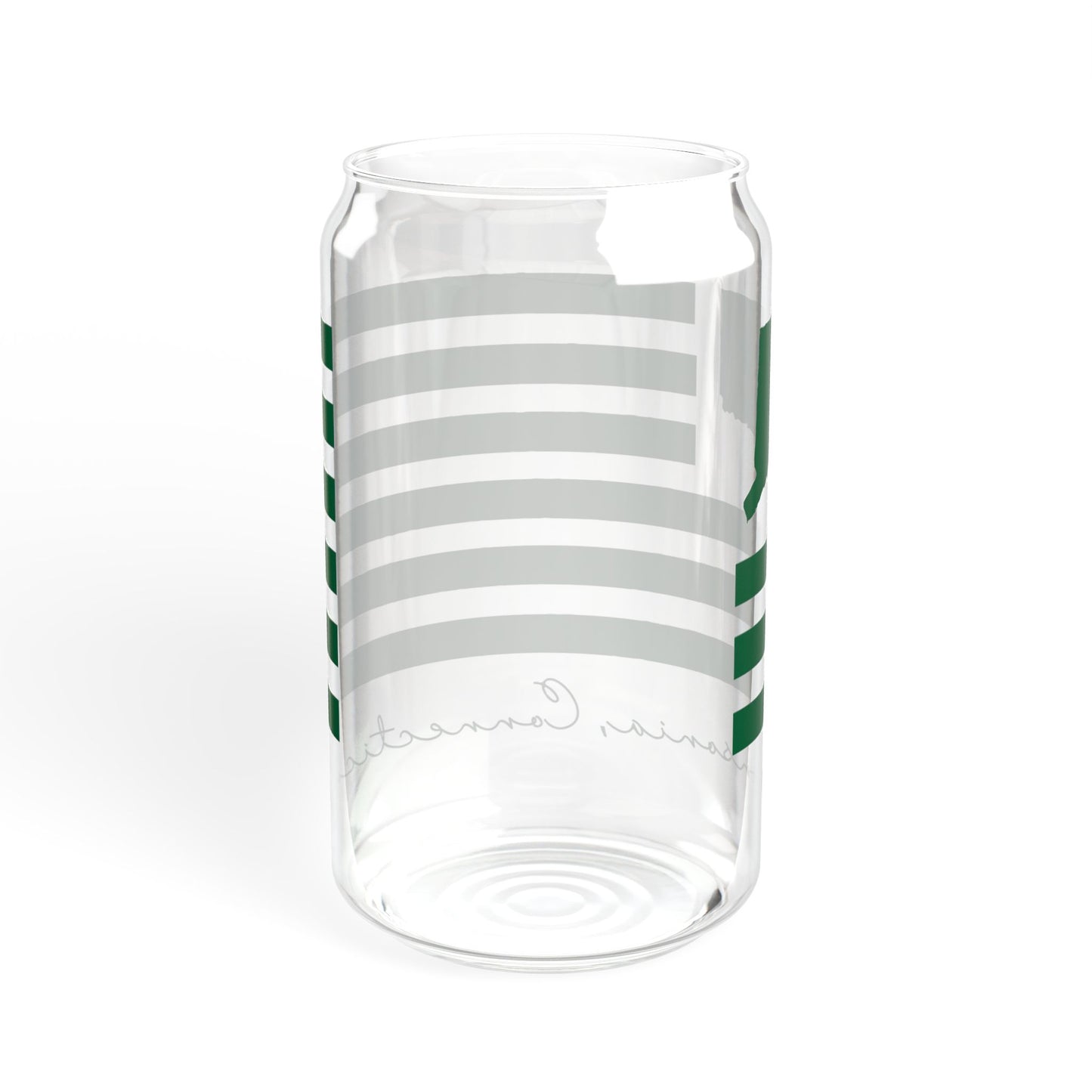 Ansonia Connecticut St. Patrick’s Day Flag Sipper Glass, 16oz