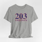 203 Greenwich Red, White & Blue Unisex Jersey Short Sleeve T-Shirt
