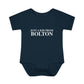 Just a kid from Bolton Infant Baby Rib Bodysuit