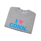 I Heart CONN. Unisex Heavy Blend™ Crewneck Sweatshirt