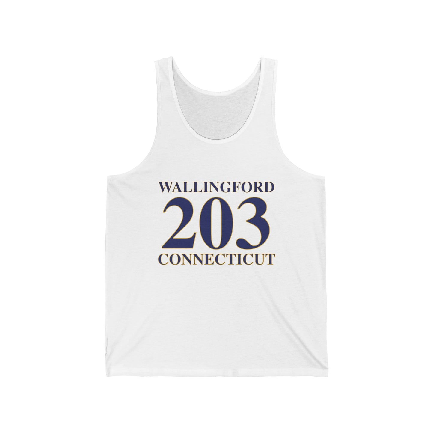 Wallingford 203 Connecticut Unisex Jersey Tank